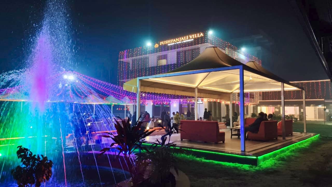 Property at night