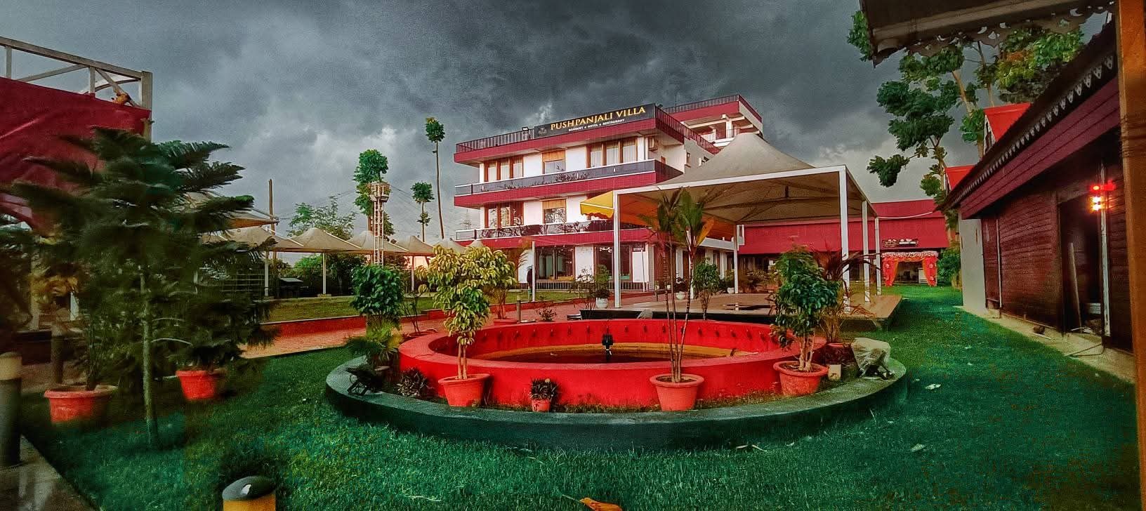 Pushpanjali Villa wide property view