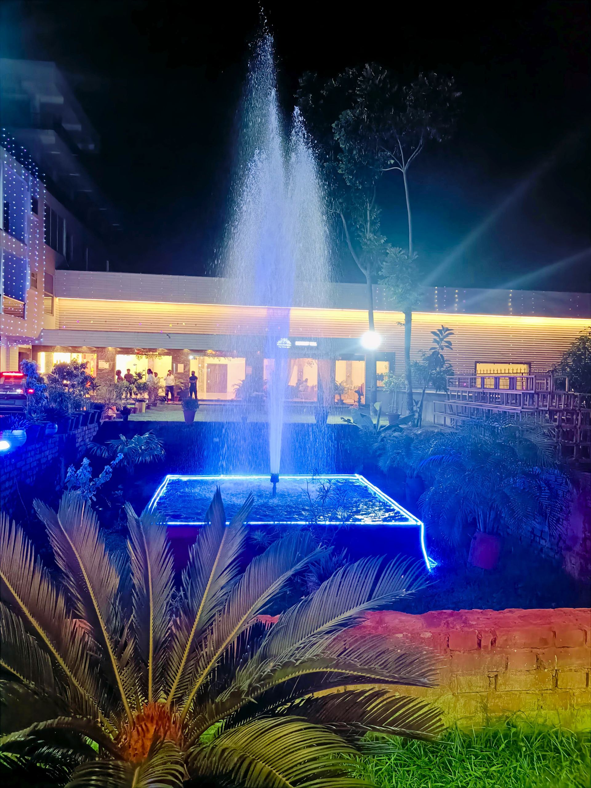 Property at night